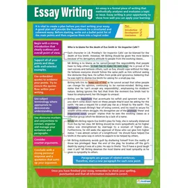 Daydream Education Poster „Essay Writing“, Englisch-Poster, Glanzpapier, 850 mm x 594 mm (A1), Sprachposter für Klassenzimmer, Lernposter