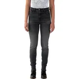 Rokker Rokkertech High, Jeans Damen - Dunkelgrau - W26/L32