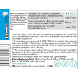BIOHERBA R BIOHERBA Pygeum Extrakt Kapseln 100 St.