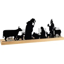 Teelichthalter, Christi Geburt, für 4 Teelichter