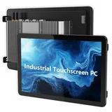 NORQIN 27-Zoll Industrie Panel PC,Fanless All-in-One Embedded Touchscreen Computer,Industrielles Tablet,IP65 Kapazitiv Monitor,1920×1080 FHD,Windows 10 Pro,Viele I/O (I7-10710U,16GB RAM 256GB SSD)