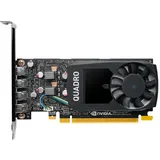 PNY VCQP1000V2-SB, Quadro P1000 V2, 4 GB, GDDR5, 128 Bit, 5120 x 2880 Pixel, PCI