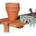 Dobar Florenz 80 x 40 x 145 cm Braun
