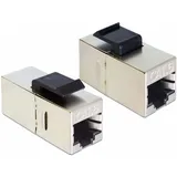 DeLock Keystone Module RJ45 jack > RJ45 jack Cat.6 compact (Keystone Modul Zubehör