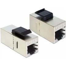 DeLock Keystone Module RJ45 jack > RJ45 jack Cat.6 compact (Keystone Modul Zubehör