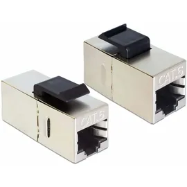 DeLock Keystone Module RJ45 jack > RJ45 jack Cat.6 compact (Keystone Modul Zubehör