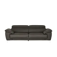 Max Schelling Einzelsofa aus Echtleder Vita , braun , Maße (cm): B: 236 H: 93 T: 105.0