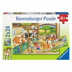 Ravensburger Puzzle Fröhliches Landleben, 48 Puzzleteile bunt