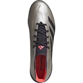 adidas Predator League TF Platinum Metallic / Aurora Black / Turbo 43 1/3
