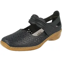 Rieker Damen Ballerinas, Blau 40
