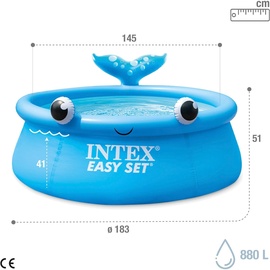 Intex Easy Set Pool Jolly Whale (183x51cm)