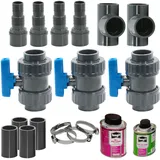 HAF® Bypass Set Basic Pool Wärmepumpe Poolheizung Solaranlage Solarheizung