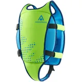 AQUASPHERE Schwimmweste |Schwimmweste für Babys und Kinder, Jungen und Mädchen mit verstellbaren Schnallen & verstellbaren Sicherheitsgurten, Grün, L (3-6Y)