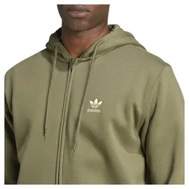 Adidas Trefoil Essentials Reißverschlusspullover Olive Strata S