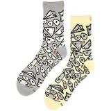 YY Vertical Vertical Rock Socken Grau 39-42