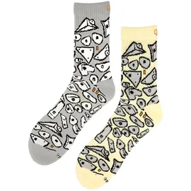 YY Vertical Vertical Rock Socken Grau 39-42