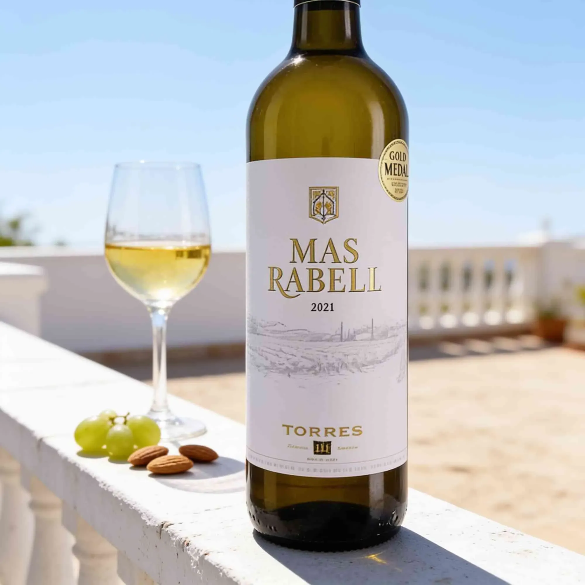 Torres 2021 Torres Mas Rabell Blanco 2021 Parellada Spanien