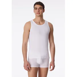 SCHIESSER Long Life Soft Sleeveless Shirt Weiß Large Herren,
