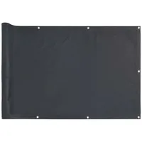 vidaXL Balkonverkleidung 400 x 120 cm grau PVC