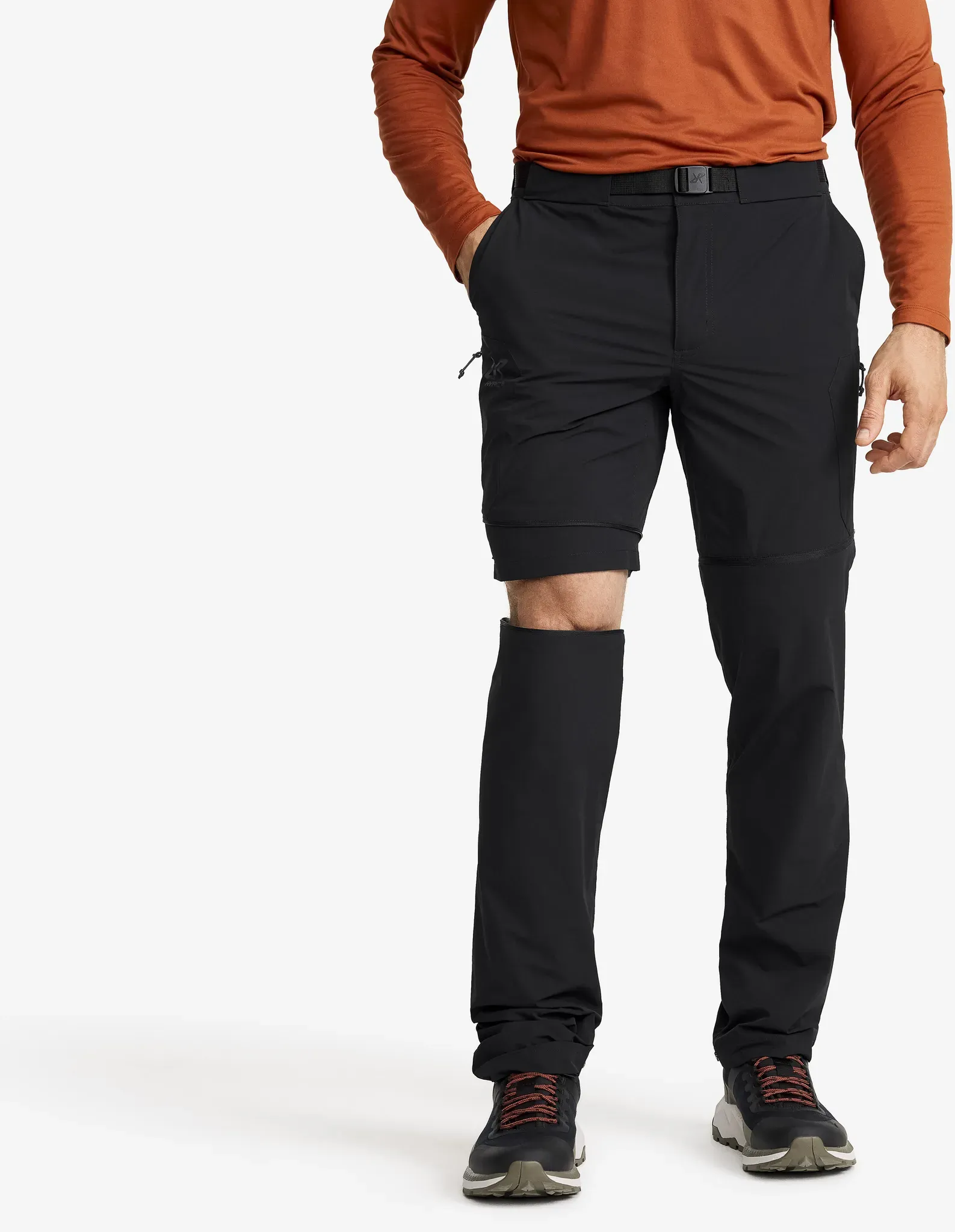 Elevate Hiking Zip-off Pants Herren Black, Größe:S - Hosen > Zip-off-hosen - Schwarz