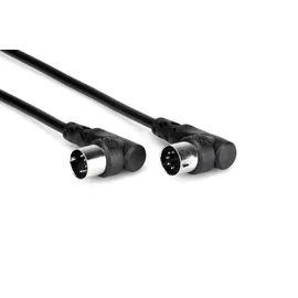 Hosa - MIDI-Winkelkabel 1.5m schwarz