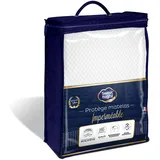 SWEET NIGHT Nikolaos Matratzenschoner Premium Mesh Wasserdicht, Qualität Hotellerie Baumwolle Mischung Weiß 180 x 200 cm