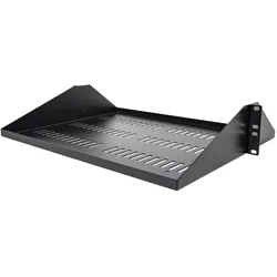 StarTech.com 2U 19 Zoll Fachboden für Rack - Perforierte, freitragende rack abla
