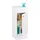 Relaxdays Badschrank 80 x 30,5 x 30,5 cm Weiß/Silber