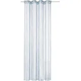 WECKBRODT Fadenvorhang WECKBRODT "Leon" Gr. 3, silber (silberfarben), B:98cm H:160cm, Polyester, Gardinen, Fadengardine, Insektenschutz, transparent, kürzbar, Store
