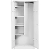 Gürkan Putzmittelschrank 110081 verkehrsweiß 80,0 x 50,0 x 180,0 cm, aufgebaut, 1 St.