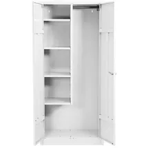 Gürkan Putzmittelschrank 110081 verkehrsweiß 80,0 x 50,0 x 180,0 cm, aufgebaut, 1 St.