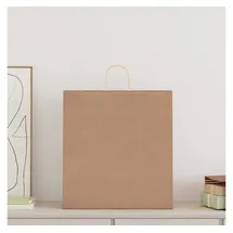 vidaXL Papiertragetaschen 250 St. Braun 45x17x48 cm