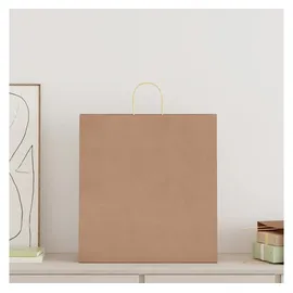vidaXL Papiertragetaschen 250 St. Braun 45x17x48 cm