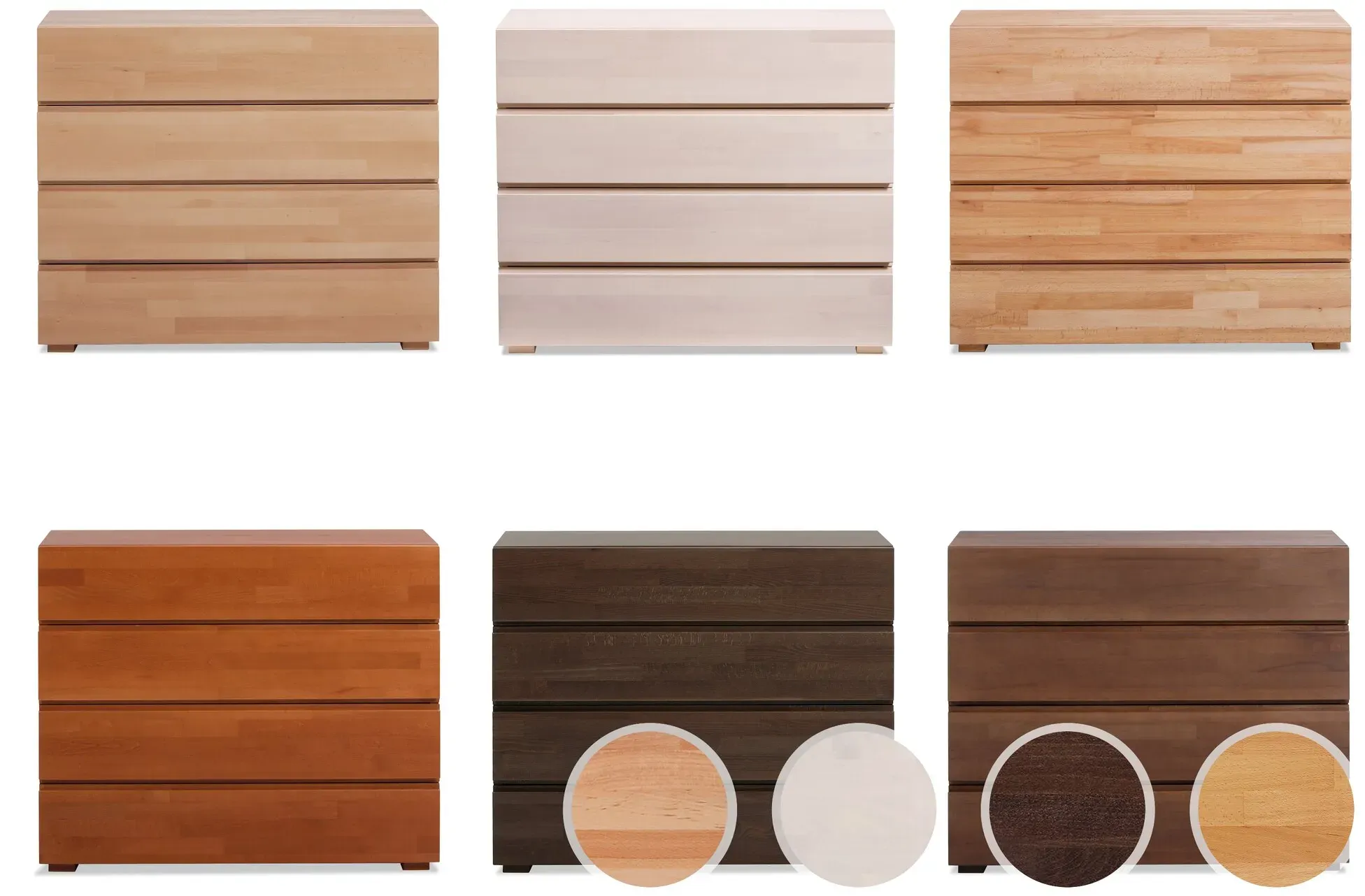 Hasena Wood-Line Kommode Lovara Kernbuche natur
