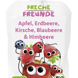 Erdbär Freche Freunde Freche Freunde Quetschie Apfel, Erdbeere, Blaubeere & Himbeere ab 6. Monat