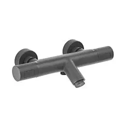 Herzbach Deep Grey Wannen-Thermostat 23.132170.1.06 AP, grau matt