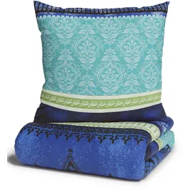OTTO home Sonnenham Paisley Blau 155 x 220 cm + 2 x 80 x 80 cm