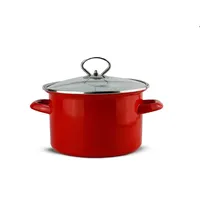 Schäfer Metallic Red Bratentopf mit Deckel