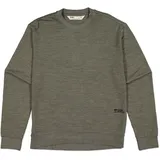 Mons Royale Horizon Merino Crew Dark Olive M