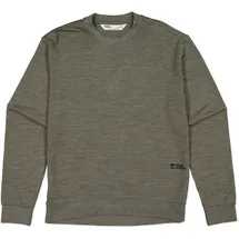 Mons Royale Horizon Merino Crew Dark Olive M