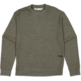 Mons Royale Horizon Merino Crew Dark Olive M