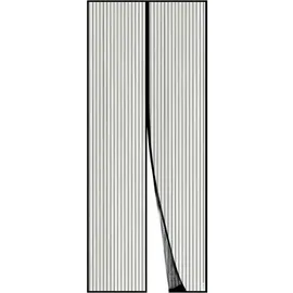 luxuskollektion Fliegengitter Tür Magnet Insektenschutz 90 x 210 cm Schwarz