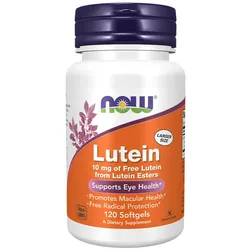 Now Foods Lutein 10 mg From Esters - Vitamin des Auges (120 Weichkapseln)