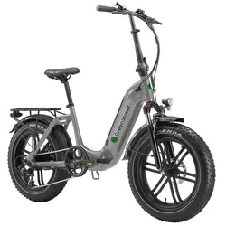 GreenStreet E-Bike Tiefeinsteiger Klapprad GS5 250 W 20 Zoll grau