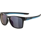 Alpina Flexxy Cool Kids I - Verspiegelte und Bruchsichere Sonnenbrille Mit 100% UV-Schutz Für Kinder, black-cyan, One Size
