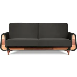 Konsimo Gustavo Sofa 3-Sitzer, mit Schlaffunktion, grau - Konsimo®
