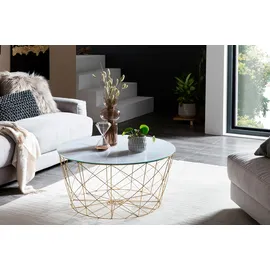 SalesFever Couchtisch »Caorle Coffeetable: Harmonisches Wohnambiente« Stilvolles Korbgestell