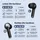 UC-Express® In-Ear Bluetooth Kopfhörer kabellos mit Mikrofon für Xiaomi Earbuds Ohrhörer - Schwarz