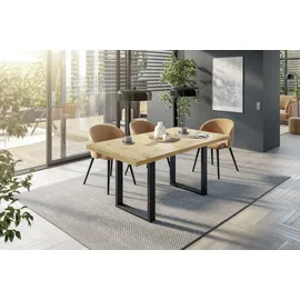 Mäusbacher Ausziehtisch 90 x 73 x 90 cm schwarz