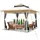VOUNOT Faltpavillon 3,6 x 3,6 m Beige
